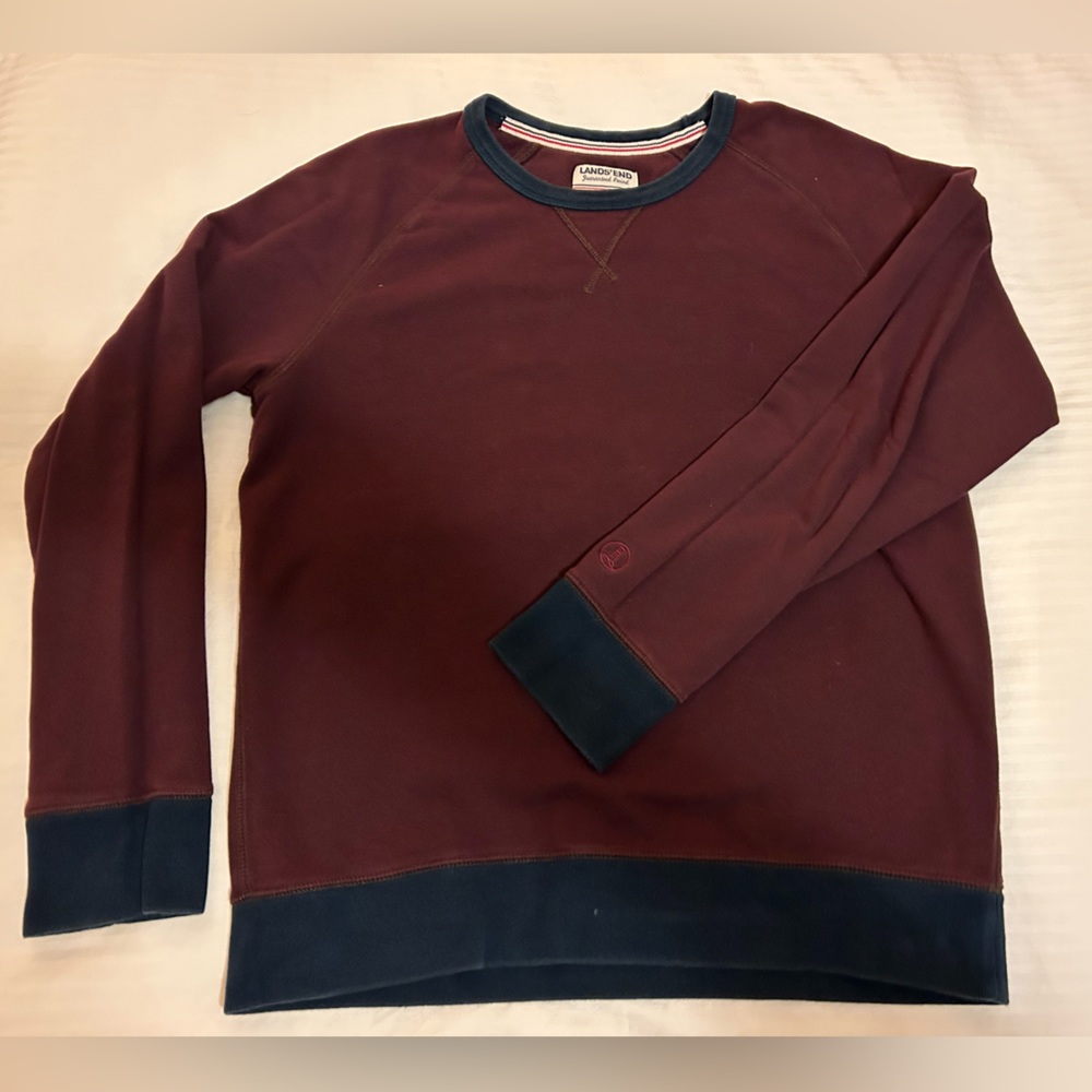 Lands’ End | 2-Tone Crewneck Sweatshirt